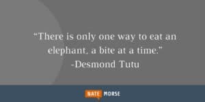 There is only one way to eat an Elephant - NateMorse.com