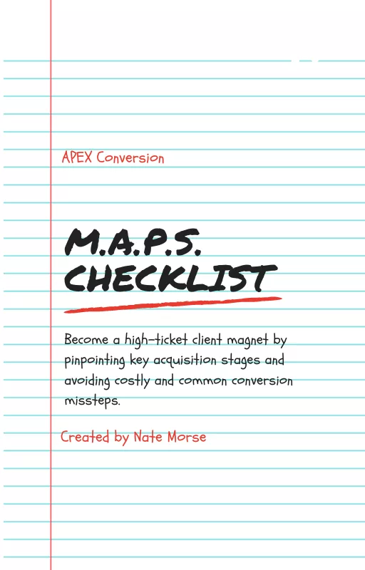 M.A.P.S. Checklist